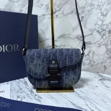 Dior — Dior X Love Yourself Tear Saddle Mini Flap Crossback Messenger — Handbag — resale
