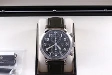 Patek Philippe — Patek Philippe Calatrava Pilot Travel Time Chronograph Khaki White Gold 5924G — Watch — resale