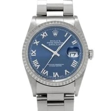 Rolex — Rolex Datejust 16220 36mm Stainless Steel Blue #WW4699 — Watch — resale