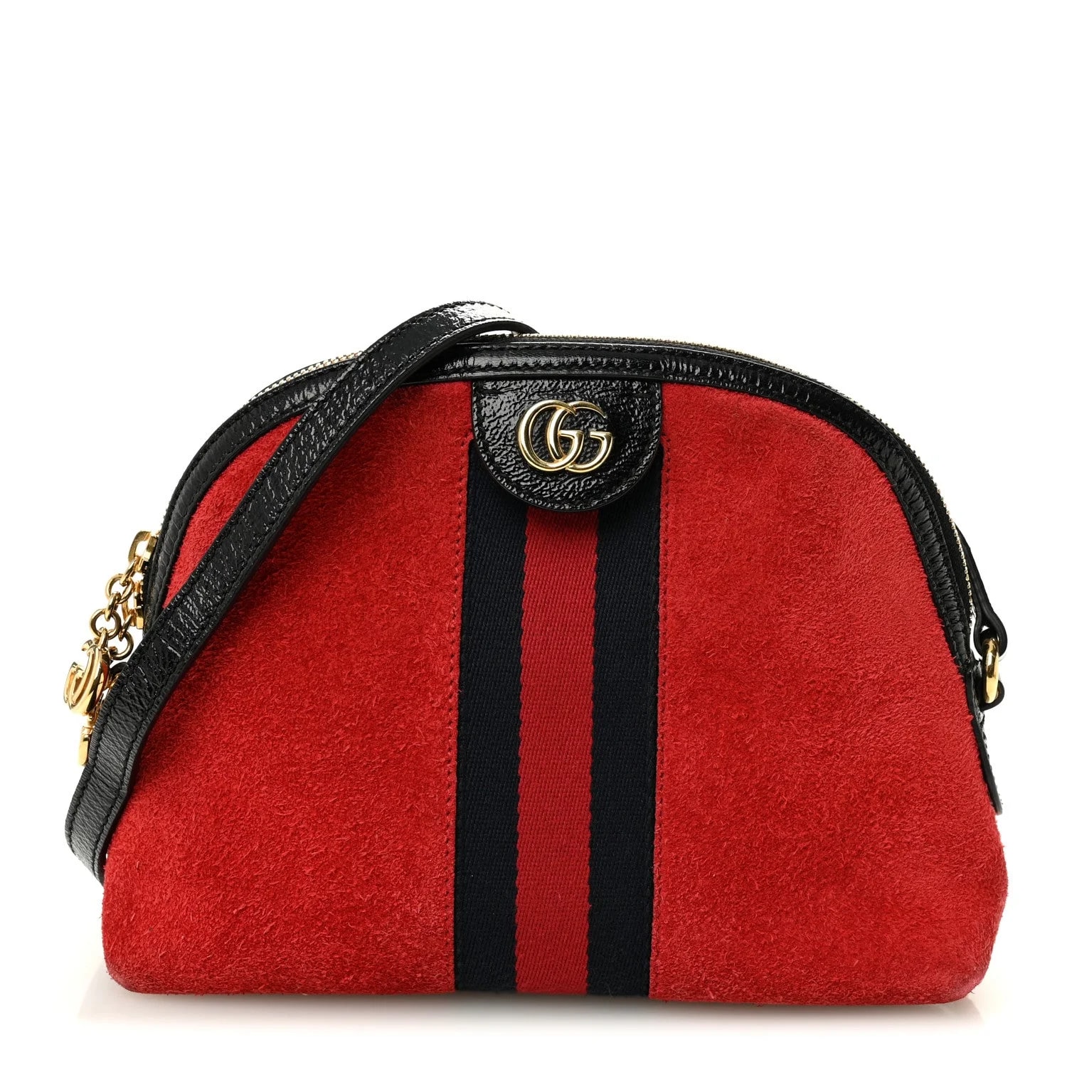 Gucci — Web GG Small Ophidia Dome Hibiscus — Handbag — resale