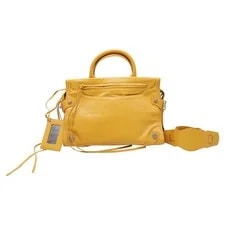 Balenciaga — Balenciaga Small Mute City in Lamb One Size — Handbag — resale