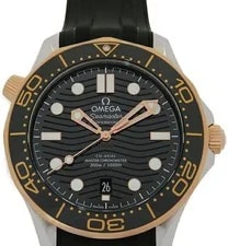 Omega — Omega Automatic 42mm Black Stainless Steel Box Papers — Watch — resale