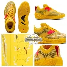 Puma — Puma All-Pro Nitro 2 Pokemon Pikachu Basketball Shoes 8.5 10 — Sneaker — resale