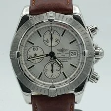 Breitling — Breitling Chronomat Evolution A13356 White Bezel Chronograph 44mm Top Condition — Watch — resale