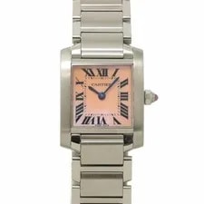 Cartier — Cartier Tank Francaise SM W51028Q3 , Pink Shell, Quartz — Watch — resale