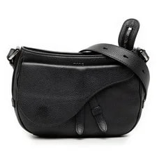 Dior — Authenticated Dior Grained Saddle Soft Satchel — Handbag — resale