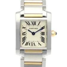 Cartier — Cartier Tank Francaise SM Stainless Steel 2384 Quartz S CAR — Watch — resale