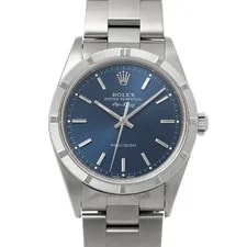 Rolex — Rolex Air-King 14010M 34mm Stainless Steel Blue #WW2295 — Watch — resale