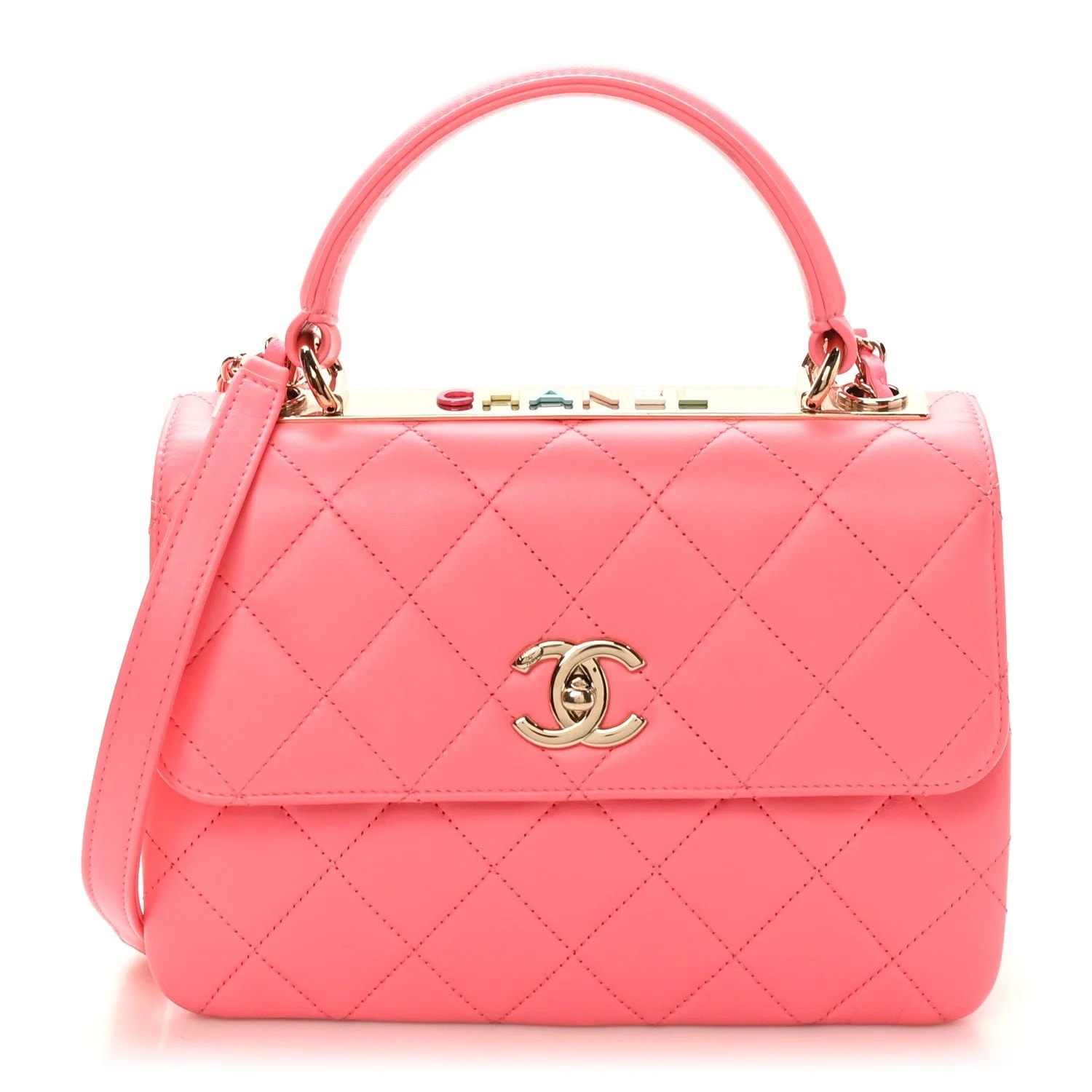 Chanel — CC Dual Handle Flap — Handbag — resale