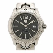 Tag Heuer — TAG Heuer Link Automatic WT5110-0 Stainless Steel 41mm Black Dial 2003 #TSW577 — Watch — resale