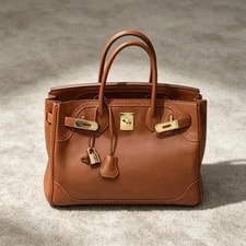 Hermès — Hermès Birkin 30 Ghillies Brushed HW Tadelakt Flap — Handbag — resale