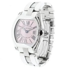 Cartier — Cartier Roadster SM W62017V3 31mm SS Pink #C6030 — Watch — resale