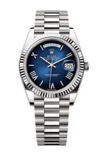 Rolex — Rolex Day Date President 40mm Blue Ombre Dial White Gold 228239 *2026 Rsc* — Watch — resale
