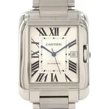 Cartier — Authentic Cartier Tank Anglaise XL W5310008 Stainless Steel Mechanical Autom... — Watch — resale