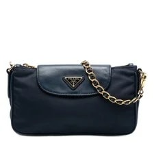 Prada — Prada Trimmed Chain Crossbody — Handbag — resale