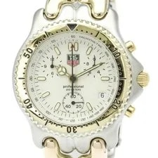 Tag Heuer — TAG Heuer Sel Chronograph Gold Plated Steel S35.006 Polished BF588874 — Watch — resale