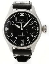 IWC — IWC Big Pilot Black Dial Black Leather Straps Automatic IW500401 — Watch — resale