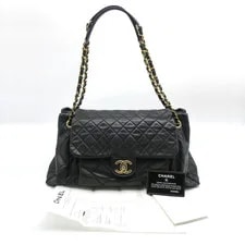 Chanel — Chanel Soft Classic Double Flap Wrinkled Chain Should — Handbag — resale