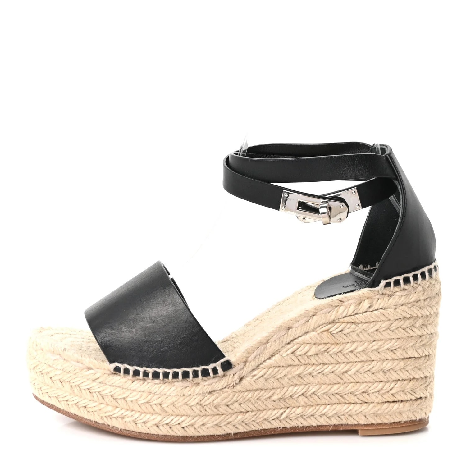 Hermès — Tipoli Espadrille Wedges 38 — Designer Shoe — resale