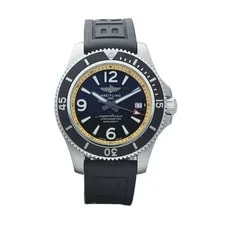 Breitling — Breitling Superocean A17366 Black Dial 42 Mm Steel Rubber Automatic — Watch — resale