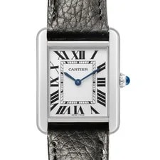 Cartier — Cartier Tank Solo Small Silver Roman Dial Steel WSTA0030 — Watch — resale