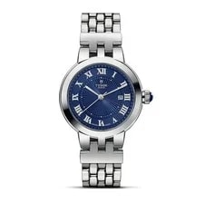Tudor — Tudor Clair de Rose Blue Dial 30mm Stainless Steel M35500-0009 — Watch — resale