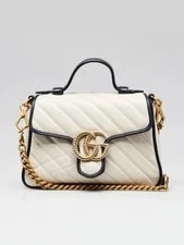 Gucci — Gucci / Quilted Marmont Mini Torchon Top Handle Crossbody — Handbag — resale