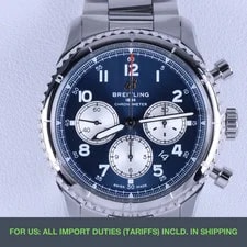 Breitling — Breitling Aviator 8 B01 Chronograph 43 AB0119131C1A1 43mm Blue Dial — Watch — resale