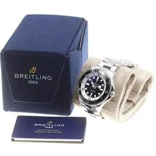 Breitling — Breitling Super Ocean Automatic 46 A17378 SS Black Dial #C174 — Watch — resale