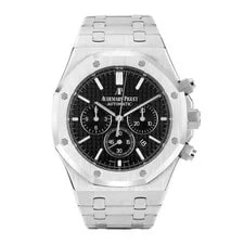 Audemars Piguet — Audemars Piguet Royal Oak 41MM Black Index Hour Markers Dial Stainless ... — Watch — resale