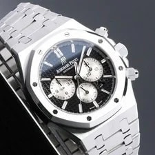 Audemars Piguet — Audemars Piguet Royal Oak 41mm Steel Black Grande Tapisserie Dial Bracelet 26331 — Watch — resale