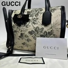Gucci — Gucci Floral GG Ribbon Marmont Herbarium From Japan — Handbag — resale