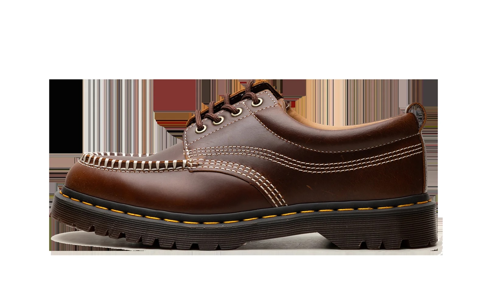 Dr Martens — Lowell Moc Toe Shoes "Butterscotch - Orleans" 31817243 — Sneaker — resale