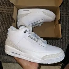 Jordan — Size 10 - Air Jordan 3 Retro 2025 Money — Sneaker — resale
