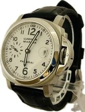 Panerai — Panerai Luminor Marina PAM00049 White 40mm Automatic Excellent A6655 — Watch — resale