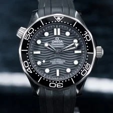 Omega — 2022 Omega Seamaster Diver 300M 43.5MM Black Dial 210.92.44.20.01.001 B+P — Watch — resale