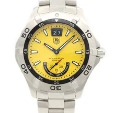 Tag Heuer — Battery Replaced TAG Heuer Aquaracer Grand Date WAF1012 Small Second 300m Water — Watch — resale