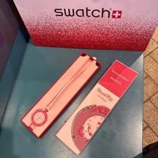 Audemars Piguet X Swatch — Audemars Piguet X Swatch Royal Pop Otto Rosso Pink Collab New — Watch — resale