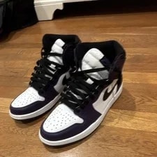 Jordan — Jordan Air 1 Mid Top ’s Lace-Up Basketball — Sneaker — resale