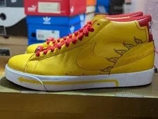 Nike SB — Nike Sb Blazer Michael Lau Beijing Bmx Varsity Maize Us11.5 — Sneaker — resale