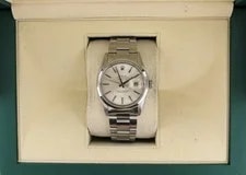 Rolex — 1981 Rolex Datejust 16000 Silver Dial SS Oyster Smooth Bezel No Papers 36mm — Watch — resale