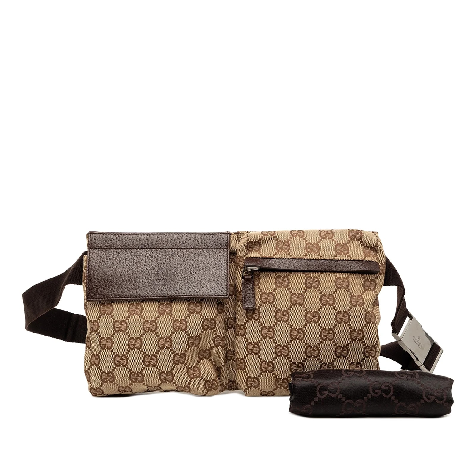 Gucci — GG Web Double Pocket Belt — Handbag — resale