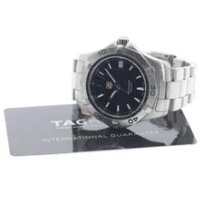 Tag Heuer — TAG Heuer Aquaracer WAF1110.BA0800 39mm SS Black Dial Quartz Date #C708 — Watch — resale
