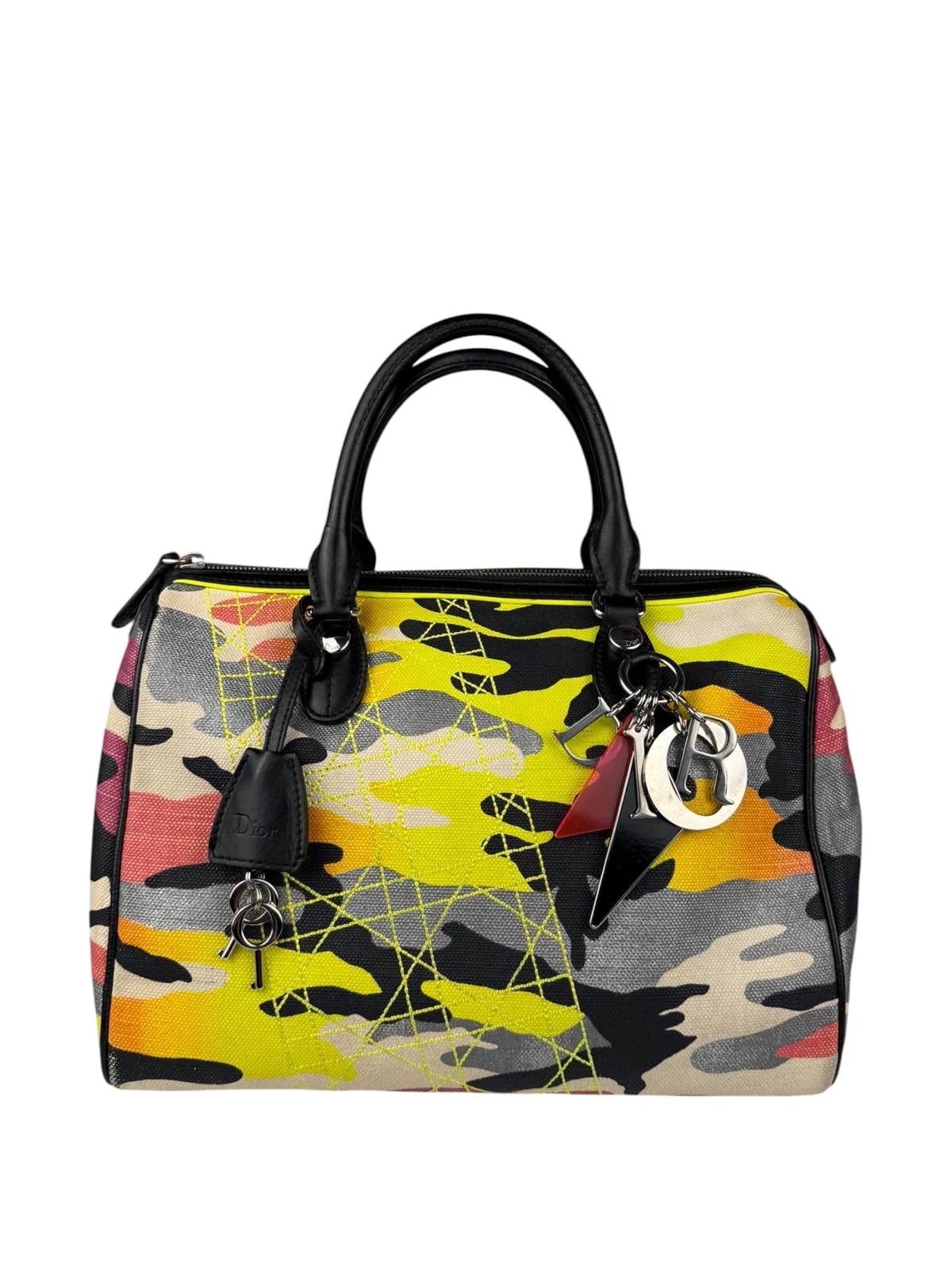 Dior — Christian Dior X Anselm Reyle Camouflage Boston — Handbag — resale