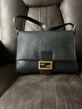 Fendi — Fendi Logo With Tone Magnetic Closure — Handbag — resale