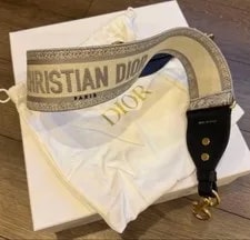 Dior — Dior Genuine Backstrap 88cm Strap for Lady Saddle w/Dust — Handbag — resale