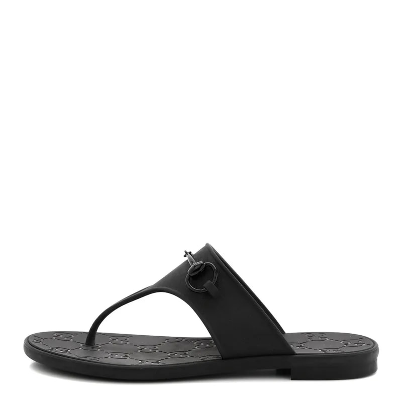 Gucci — Horsebit Thong 38 — Designer Shoe — resale