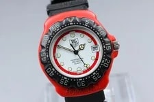 Tag Heuer — TAG Heuer Formula 1 385.513/1 Red White 35mm Quartz From Japan — Watch — resale