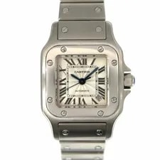 Cartier — Cartier Santos Galbe SM W20056D6 White Quartz — Watch — resale
