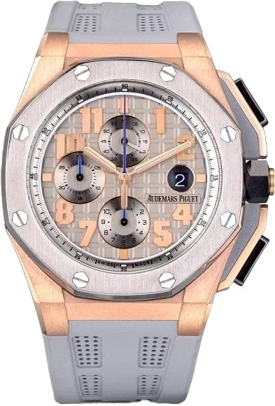 Worldofluxuryus — Audemars Piguet Royal Oak Offshore Lebron James Cronograph Titanium & 18K Rose Gold — Watch — resale